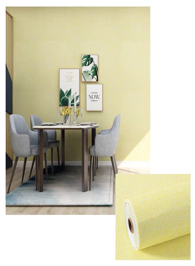 لوكزر ورق جدران ثلاثي الأبعاد ذاتي اللصق من لوكزر، لون أصفر ليموني، مقاوم للماء، ملصق جداري للمنزل والفندق وغرفة المعيشة وغرفة النوم والمطبخ | غطاء جداري من مادة PVC قابل للإزالة واللصق (50 × 200 سم) - Image 1